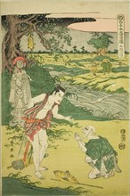 Act Five: Yamazaki Highway from the play Kanadehon Chushingura, 1807.