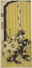 The Actor Segawa Kikunojo III as Lady Tomoe (Tomoe Gozen) in the Play Onna Musha Kiku no Sen'yoki, Performed at the Morita Theater in the Eleventh Month, 1786, c. 1786.