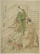 Act VII: The Ichiriki Teahouse in the play Chushingura Juichidan Tsuzuki, Japan, c. 1786.