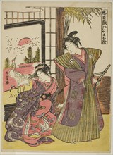 Act Two: The House of Kakogawa Honzo from the play Chushingura (Treasury of Loyal Retainers), Japan, c. 1779/80.