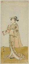 The Actor Arashi Hinaji in an Unidentified Female Role, Japan, c. 1772.