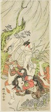 The Actors Matsumoto Koshiro II as Yoemon and Yoshizawa Sakinosuke III as Kasane, His Wife, Japan, c. 1771.