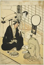 The Actor Ichikawa Danjuro V in His Dressing Room, Japan, c. 1783.