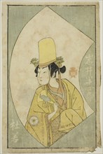 The Actor Iwai Hanshiro IV, from "A Picture Book of Stage Fans (Ehon butai ogi)", Japan, 1770.