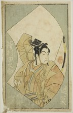 The Actor Sawamura Tanosuke I, from "A Picture Book of Stage Fans (Ehon butai ogi)", Japan, 1770.