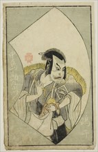 The Actor Nakajima Kanzaemon III, from "A Picture Book of Stage Fans (Ehon butai ogi)", Japan, 1770.