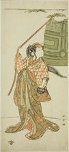 The Actor Arashi Hinaji I Dancing "Musume Dojo-ji" (The Maiden at Dojo Temple), Japan, c. 1772.