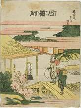 Ishiyakushi, from the series "Fifty-three Stations of the Tokaido (Tokaido gojusan tsugi)", Japan, c. 1806.