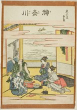 Kanagawa, from the series "Fifty-three Stations of the Tokaido (Tokaido gojusan tsugi)", Japan, c. 1806.
