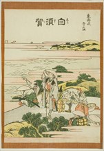 Shirasuka, from the series "Fifty-three Stations of the Tokaido (Tokaido gojusan tsugi)", Japan, c. 1806.