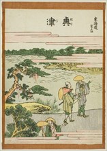 Okitsu, from the series "Fifty-three Stations of the Tokaido (Tokaido gojusan tsugi)", Japan, c. 1806.