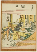 Mariko, from the series "Fifty-three Stations of the Tokaido (Tokaido gojusan tsugi)", Japan, c. 1806.