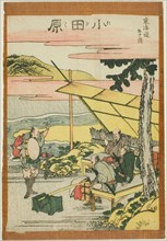 Odawara, from the series "Fifty-three Stations of the Tokaido (Tokaido gojusan tsugi)", Japan, c. 1806.