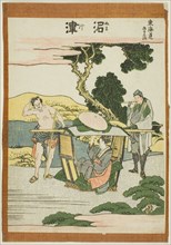 Numatsu, from the series "Fifty-three Stations of the Tokaido (Tokaido gojusan tsugi)", Japan, c. 1806.