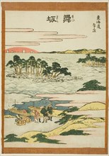 Maisaka, from the series "Fifty-three Stations of the Tokaido (Tokaido gojusan tsugi)", Japan, c. 1806.