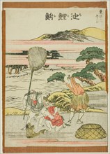 Chiriyu, from the series "Fifty-three Stations of the Tokaido (Tokaido gojusan tsugi)", Japan, c. 1806.