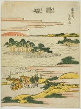 Maisaka, from the series "Fifty-three Stations of the Tokaido (Tokaido gojusan tsugi)", Japan, c. 1806.