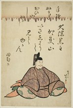 The Poet Otomo no Kuronushi, from the series Six Immortal Poets (Rokkasen), Japan, c. 1810.