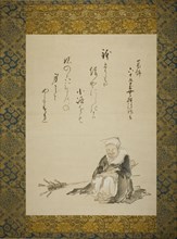 Monk Selling Ceremonial Tea Whisks, Japan, c. 1802.