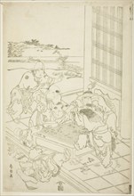 Chinese and Tartar Boys Quarreling over a Game of Go, Japan, c. 1790.