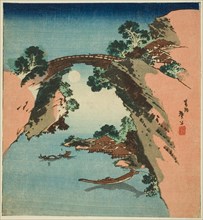 Monkey Bridge, Japan, c. 1830/44.