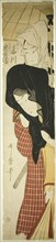 The Courtesan Umegawa and Chubei from the Courier Service (Umegawa, Chubei), Japan, c. 1797.
