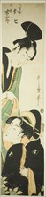 Yaoya Oshichi and Kosho Kichisaburo (Yaoya Oshichi and Kosho Kichisaburo), Japan, c. 1800.