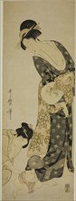 Mother and Child, Japan, c. 1800.