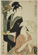The Ninth Month, from the series "Five Amorous Festivals of Love (Aibore iro no gosekku)", Japan, 1801.