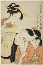 Act IX (Kudanme), from the series "The Treasury of Loyal Retainers (Chushingura)", Japan, c. 1798/99.