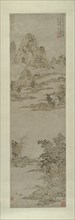 Pulling Oars under Clearing Autumn Skies (Distant Mountains), China, Ming dynasty (1368-1644); c. 1545.