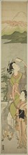 Parody of Ariwara no Narihira's journey to the east, Japan, c. early 1770s.