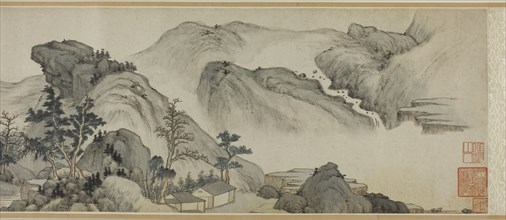 Recluse Dwellings in the Autumn Mountains, China, Ming dynasty (1368-1644), 1621.