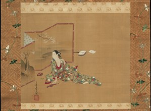 A Beauty Behind a Screen, Japan, About 1750.