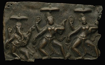 Fragment of Mother Goddesses (Matrika) Panel with Ganesha, 10th/11th century.