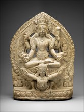 God Vishnu Riding His Mount, Garuda, 16th/17th century.