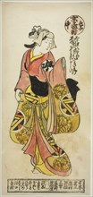 Ogino Isaburo, from "A Triptych of Young Kabuki Actors: Kyoto, Center (Iroko sanpukutsui: Kyo, naka)", c. 1723.