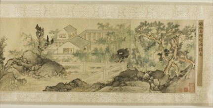 The Xuehong Pavilion in a Scholar's Garden, Qing dynasty (1644-1911), 1831.