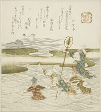 The Jewel Taker (Tamatori), from the series "The Palace of the Dragon King (Ryugu)", 1820.