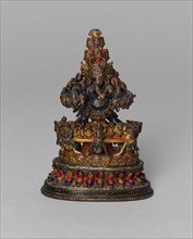 Buffalo-Headed Vajrabhairava, a Wrathful form of Bodhisattva Manjushri, 15th century.