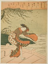 Fun'ya no Yasuhide, from the series "Allegory of the Six Poets (Furyu rokkasen)", c. 1768.