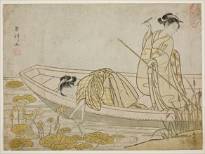Gathering Lotus Flowers, 1765.