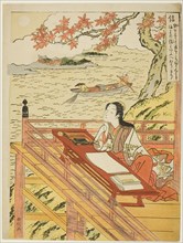Fidelity (Shin), from the series Five Cardinal Virtues, Edo period (1615-1868), 1767.