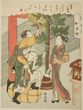 Daikokuten, from the series "The Seven Gods of Good Luck in Modern Life (Tosei Shichi Fukujin)", c. 1769.