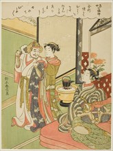 Tamonten, from the series "The Seven Gods of Good Luck in Modern Life (Tosei Shichi Fukujin)", c. 1769.