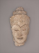 Crowned Head of a Bodhisattva, Ayutthaya period, late 17th century.