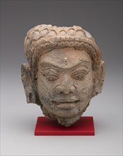 Head of a Male Deity (Deva), Haripunjaya period, 11th/12th century.