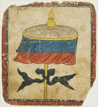 The Parasol (chatra), from a Set of Initiation Cards (Tsakali), 14th/15th century.
