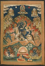 Wrathful Form of the Goddess Saraswati (Magzor Gyalmo) or Palden Llamo, 20th century.