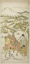 Narihira's eastern journey, second half of 18th century.